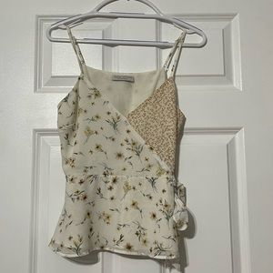 Floral tank top - size S